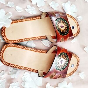BOHO Authentic Leather Woman’s Mexican huarache Sandal